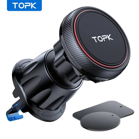 TOPK Magnetic Car Phone With magnets